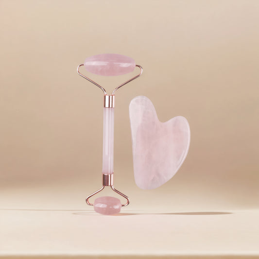 Jade Beauty Roller Set - Rose Quartz (Compassion)